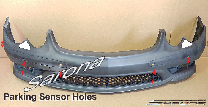 Custom Mercedes SL Front Bumper  Convertible (2003 - 2008) - $690.00 (Part #MB-027-FB)